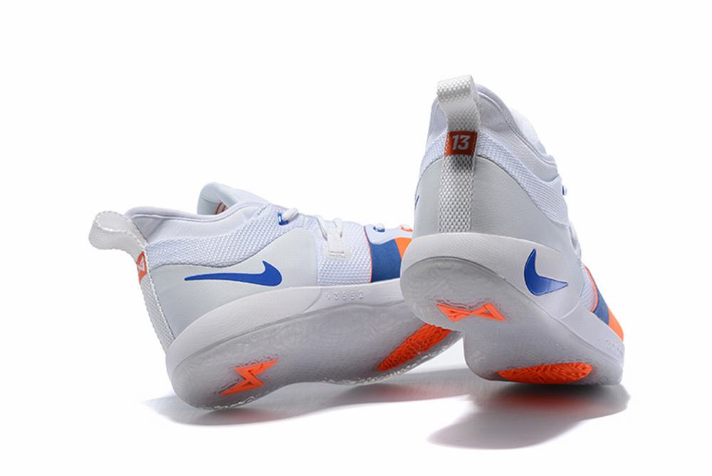 Nike PG 2 White Blue Orange